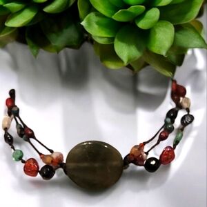 Boho Stone Statement Necklace